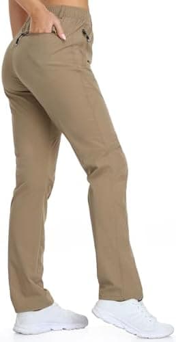 Women Travel Golf Pants 27''/29''/31'' Lightweight Quick Dry Hiking Outdoor Athleisure Pants Water Resistant Lounge Casual - Image 5