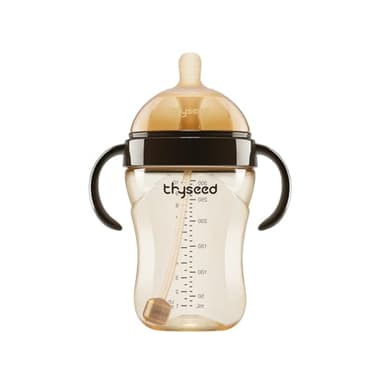 Thyseed PPSU Natural Breast-Like Bottle with Nipple(7-10 Months),10oz，1pack - Image 1