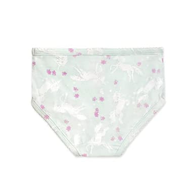 Burt's Bees Baby Baby Toddler Girl Underwear, Organic Cotton, Pack of 5, Planets & Unicorns, 4-5T - Image 2