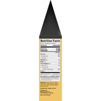 TOBLERONE Tiny Assorted Chocolate Bars Variety Pack (Milk, Dark, & White), 1 Gift Bag (27 Pieces) - Image 3