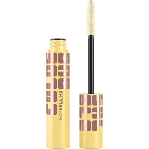 Maybelline The Colossal Bubble Washable Mascara, Buildable Mascara Volume and Length Formula for Bold, Separated Lashes, Very Black, 1 Count - Image 1