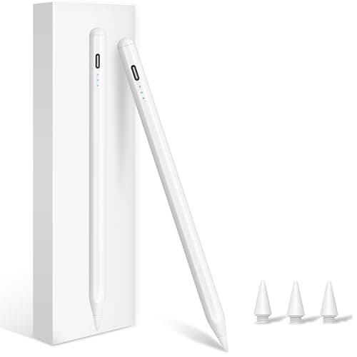Stylus Pen for iPad (2025-2018), Fast Charge Pencil for iPad 11th A16/10/9/8/7/6 Gen, Air M3 & M2 2024 11"/13"/5/4/3th Gen, Pro M4 11"/13"/12.9", Mini A17 Pro 7/6/5th, Palm Rejection, Tilt Feature - Image 1