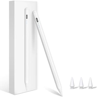 Stylus Pen for iPad (2025-2018), Fast Charge Pencil for iPad 11th A16/10/9/8/7/6 Gen, Air M3 & M2 2024 11"/13"/5/4/3th Gen, Pro M4 11"/13"/12.9", Mini A17 Pro 7/6/5th, Palm Rejection, Tilt Feature - Image 1
