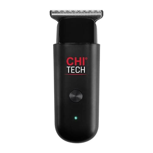 CHI Tech Cordless Mini Trimmer & Clipper, Hair Trimmer for Edging, Blending & Beard Trimming, Stainless Steel Blades, Includes 4 Guard Attachments - Image 1