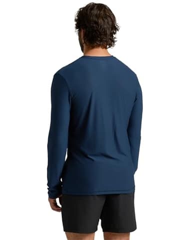 True Classic Workout Shirts for Men – Mens Shirts & Muscle Shirt for Men, Gym Shirt, Mens Tank Top and Athletic Base Layer, Workout Tee Long Sleeve, Pack of 1, Navy, S - Image 9