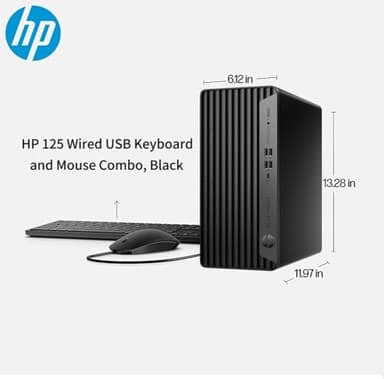HP Elite 600 G9 Tower Desktop, Intel Core i9-12900K (16 Cores, Up to 5.2GHz), 64GB DDR5 RAM, 2TB M.2 PCIe SSD, Type-C, Wi-Fi 6, Bluetooth, RJ45, HDMI, 2 DisplayPorts, Keyboard & Mouse, Windows 11 Pro - Image 5