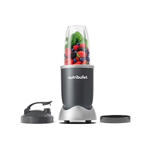 nutribullet Personal Blender, Shakes, Smoothies, Food Prep, and Frozen Blending, 24 Ounces, 600 Watt, Gray, NBR-0601WM - Image 1