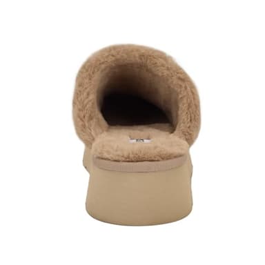 Guess Women's DANIKAS Slipper, Taupe Velvet Rhinestone Logo 240, 5 - Image 3