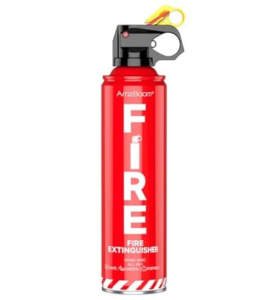 Fire Extinguisher Emergency Survival Kits with Installation Bracket,1pack，erosol,Water-Based A, B, C, K Extinguisher with 6-Year Warranty and Easy Storage.MSWJ-500C. - Image 1