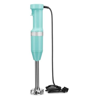 KitchenAid Variable Speed Corded Hand Blender with Accessories, Aqua Sky, KHBV83AQ - Image 2