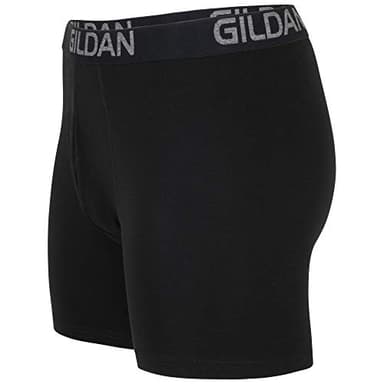 Gildan Men's Underwear Cotton Stretch Boxer Briefs, Multipack, Black Soot (5-Pack), X-Large - Image 4