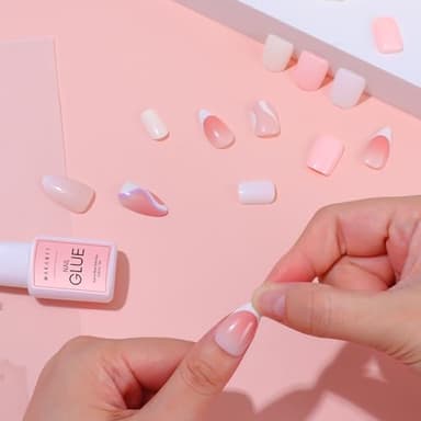 Makartt Super Strong Nail Glue for Press ons: Acrylic Nail Tips-Fake Nails-Salon Quality, Brush On, Quick Dry, Easy Application Durable & Long-Lasting Fast Glue False Nails, Hema Free - Image 8