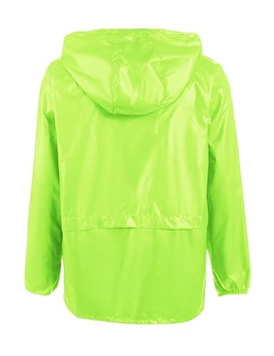 COOFANDY Men's Lightweight Cycling Rain Jacket with Hood Waterproof Foldable Pouch - Image 4