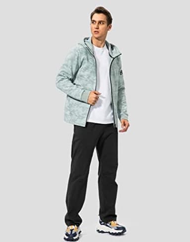 Pudolla Men's Cotton Yoga Sweatpants Athletic Lounge Pants Open Bottom Casual Jersey Pants for Men with Pockets - Image 7