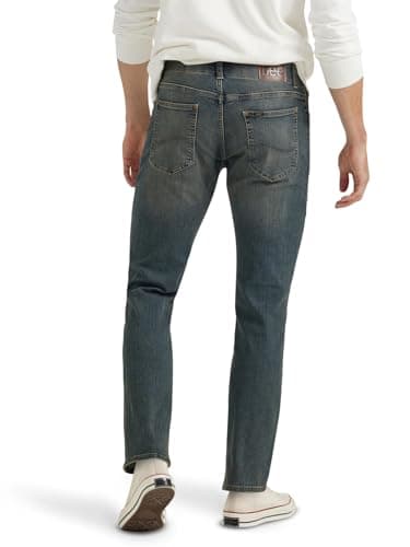 Lee Men's Extreme Motion Straight Taper Jean Maverick 36W x 28L - Image 3