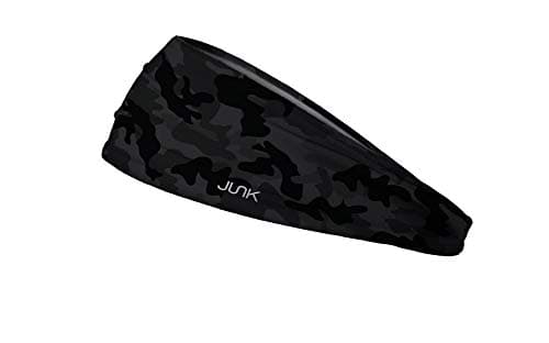 JUNK Brands Big Bang Lite Headband - Moisture-Wicking, Performance Fabric, Non-Slip, Sports Sweatband for Men & Women - One Size - Black Ops - Image 1
