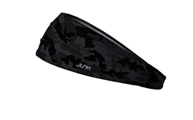 JUNK Brands Big Bang Lite Headband - Moisture-Wicking, Performance Fabric, Non-Slip, Sports Sweatband for Men & Women - One Size - Black Ops - Image 1