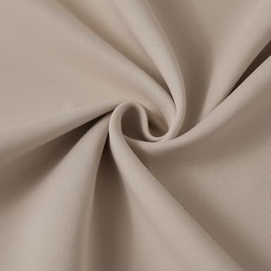 KEQIAOSUOCAI Pinch Pleated Window Curtain Panels 92 Inches Long Light Blocking Solid Custom Made Pleated Curtains Hooks Track Privacy Memory Shape Drape for Living Room,Khaki,40x92, Set of 2 - Image 7