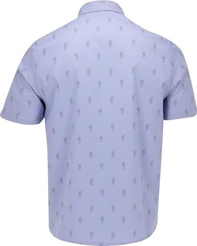 adidas Men's Go-to Resort Button Down Polo Shirt, Blue Spark - Image 2