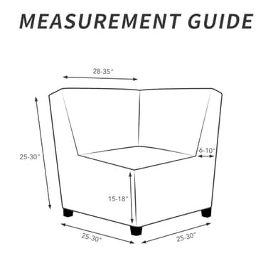 Easy-Going Stretch Sectional Corner Sofa Slipcover 1-Piece Couch Sofa Cover Furniture Protector Soft with Elastic Bottom for Kids, Pet, Spandex Jacquard Fabric Camel - Image 2