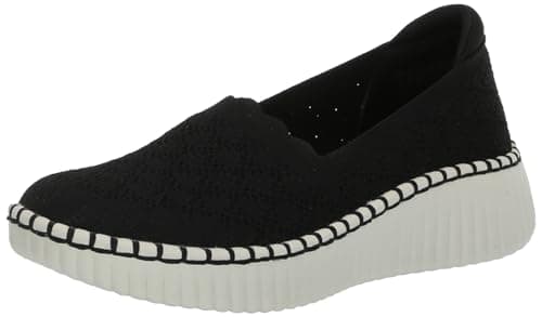 SKECHERS Women's Wilshire-BLVD Sneaker, Black, 8 - Image 1
