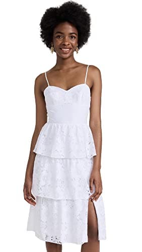 Amanda Uprichard Women's Rosalia Dress, White, M - Image 1
