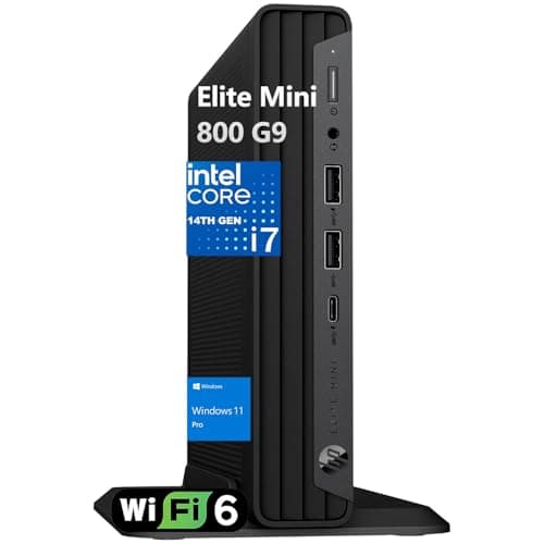 HP Elite Mini 800 G9 MFF PC Business Desktop Computer, 14th Gen Intel 20-Core i7-14700 up to 5.4GHz, 64GB DDR5 RAM, 2TB PCIe SSD, WiFi 6, Bluetooth, Type-C, HDMI, 2 DisplayPort, Windows 11 Pro, Wendbo - Image 1