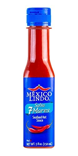 Mexico Lindo Hot Sauce Variety Pack | Includes One Red Habanero, One Green Habanero & One 7 Mares Hot Sauces | 5 Fl Oz Bottles (Pack of 3) - Image 4