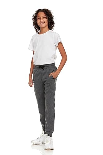 PURE CHAMP 3Pk Boys Sweatpants Fleece Athletic Workout Kids Clothes Boys Joggers with Zipper Pocket and Drawstring Size 4-20(SET1 Size 8) - Image 5