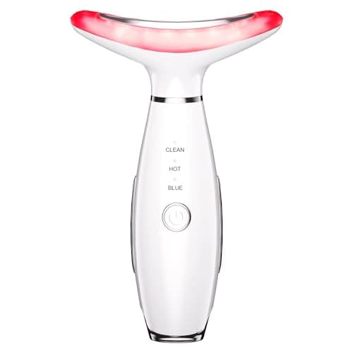 3-in-1 Beauty Massager for Face and Neck, Based on Triple Action LED, Thermal, and Vibration Technologies for Skin Care,Improve,Firm,Tightening and Smooth - Image 1