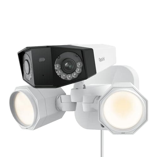 REOLINK 4K Dual-Lens Floodlight Security Camera, Outdoor PoE IP Camera with 180° Ultra-Wide Angle, 1800 Lumen Floodlight, Human/Vehicle/Pet Detection, Two Way Talk, Waterproof, Duo Floodlight PoE - Image 1