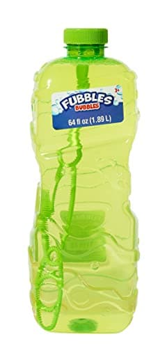 BUBBLES by Little Kids Fubbles | 64oz Non Toxic Bubble Solution Refill for kids | bubble wand included, colors may vary, (12301E) - Image 5