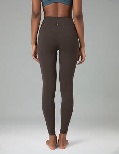 Colorfulkoala Women's Dreamlux High Waisted Workout Leggings 25" Inseam 7/8 Length Yoga Pants(XL, Espresso) - Image 2