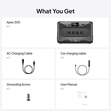 BLUETTI Apex 300 Portable Power Station, 2764.8Wh Solar Generator LFP Battery Backup with 6 3840W AC Outlets (7680W Surge), Simultaneous 120V/240V Output & Black Start, for Home, RV and Emergencies - Image 8