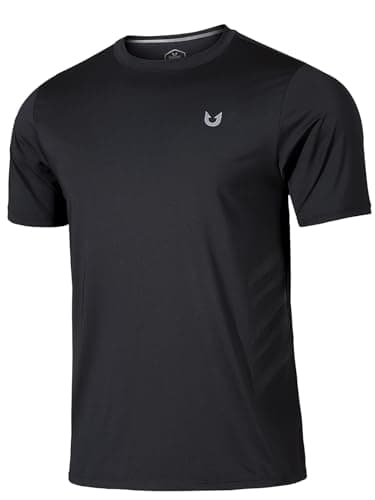 NORTHYARD Breathable 2.0™ Men's Athletic Workout Shirts Moisture Wicking Short Sleeve T-Shirt for Training Running BLACK-2XL - Image 1