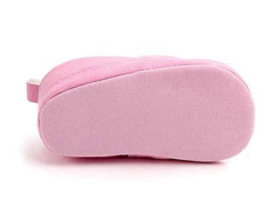 LONSOEN Baby Girls Boys Loafers Prewalker Moccasin Crib Shoes,BAY210 Pink 12-18 Months Infant - Image 5