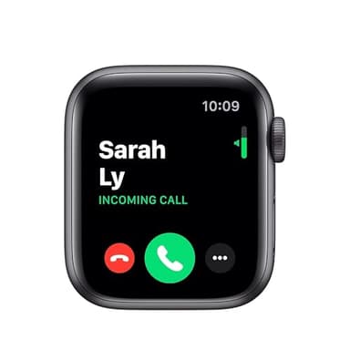 Apple Watch Series 5 (GPS, 44MM) - Space Gray Aluminum Case with Black Sport Band (Renewed) - Image 4