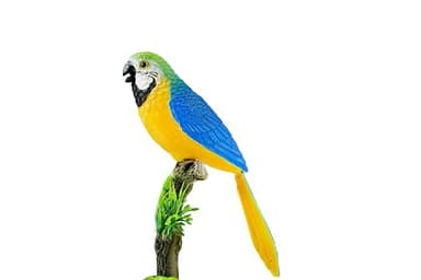 Chirping Bird in Cage – Realistic Singing & Moving Bird Toy with Lifelike Sounds, Motion Sensor & Beak Animation | Premium Desk & Room Decoration | Battery - Operated - Image 5