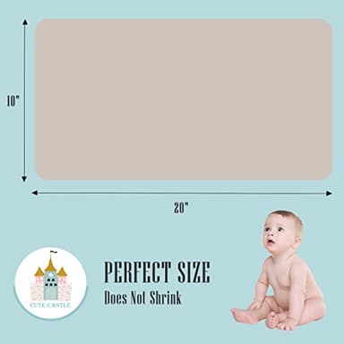 Cute Castle 12 Pack Muslin Burp Cloths for Baby - Ultra-Soft 100% Cotton Baby Washcloths - Large 20'' by 10'' Super Absorbent Milk Spit Up Rags - Burpy Cloths for Unisex, Boy, Girl - Brown - Image 4