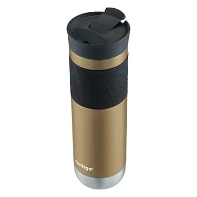 Contigo Byron 2.0 Stainless Steel Travel mug with Snapseal Lid and Grip, 24oz, Chardonnay, BPA Free and Leak Proof - Image 3