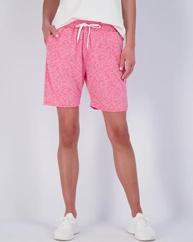 Real Essentials Womens Dry Fit 7 Inch Inseam Athletic Casual Lounge Fitness Gym Training Long Shorts High Waisted Running Bermuda Short Pockets Ladies Workout Bottoms Active, Set 3, XL, Pack of 4 - Image 2