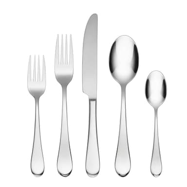 Oneida Icarus 45-Piece Flatware Set, Service for 8, Silver - Image 1
