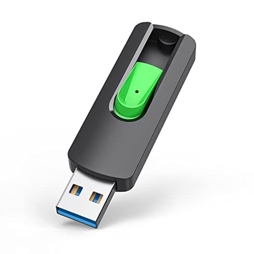 Aiibe 512GB USB 3.0 Flash Drive Thumb Drive USB Drive 512 GB Flash Drive Retractable Jump Drive 512GB for PC Laptop (Green) - Image 1