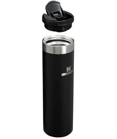 Stanley AeroLight Transit Bottle 20 oz | Locking Drink Through Lid | Leak Resistant Water Bottle or Coffee Travel Mug | Lightweight Insulated Stainless Steel | BPA-Free | Black - Image 2