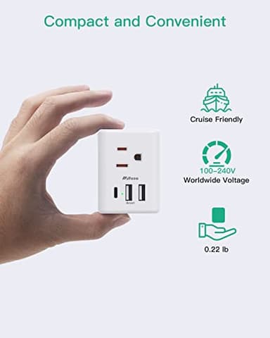2-Pack UK Travel Plug Adapter - US to UK Plug Adapter, Type G International Plug Adapter, Dubai England Ireland Travel Essentials, UK Power Adapter - Image 7