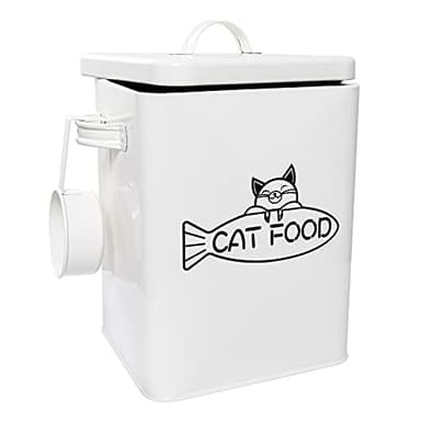 Vumdua Dog and Cat Food Storage Container, Farmhouse Pet Food Containers with Lid and Dry Food Scoop, Durable Airtight Great Gift for Pet Owners - Image 1