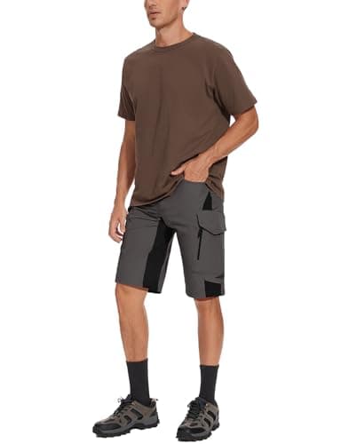 XKTTAC Men's Outdoor Quick Dry Lightweight Cargo Shorts for Hiking, Casual, Camping, Tactical, Fishing, Golf, Travel with 6 Pockets (Smoky Gray, 6X-Large) - Image 6