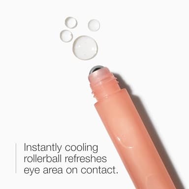 Clinique All About Eyes Serum De-Puffing Eye Massage For Dark Circles With Caffeine | Hydrating, Brightening + Depuffing, 0.5 fl. oz - Image 2
