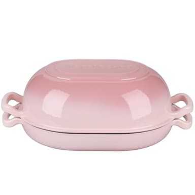 VORRINGARD Enameled Cast Iron Sourdough Bread Oven, Dutch Oven, Loaf Cast Iron Bread Pan for Homemade Bread Baking, Meatloaf Pan with Lid, 7QT, Pink - Image 7