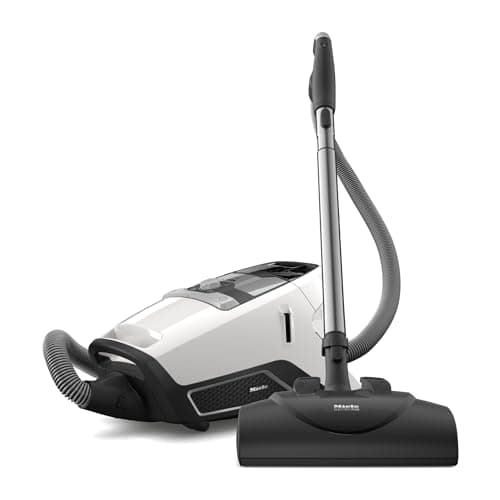 Miele Blizzard CX1 Cat & Dog Bagless Canister Vacuum, Lotus White - Pet Hair, Portable - Image 1